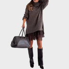 SARA™ | CONJUNTO DE JERSEY Y VESTIDO