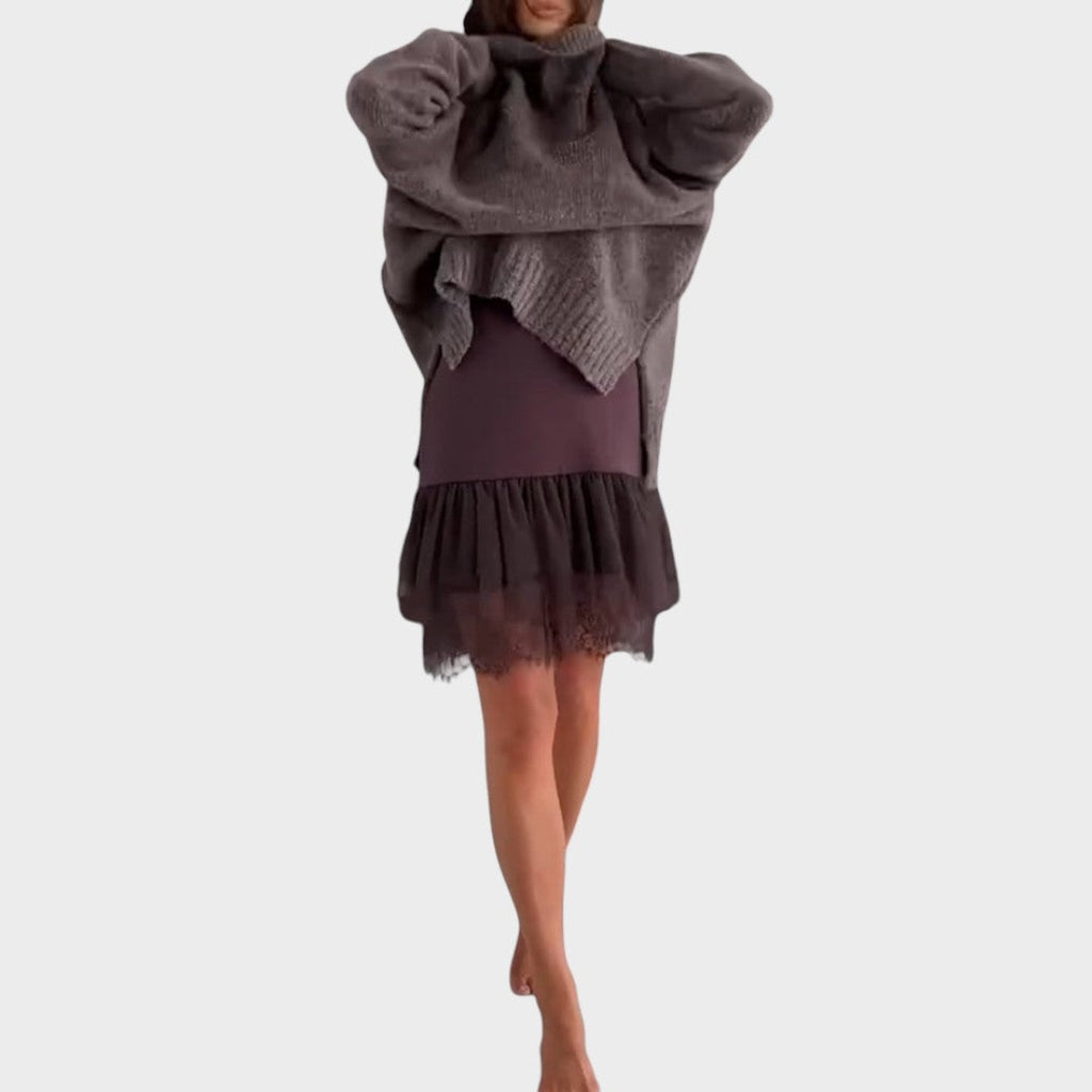SARA™ | CONJUNTO DE JERSEY Y VESTIDO