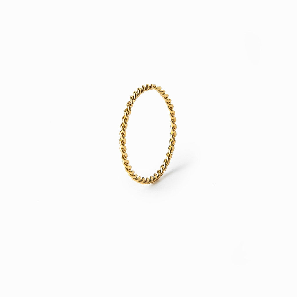 Anillo de cuerda retorcida