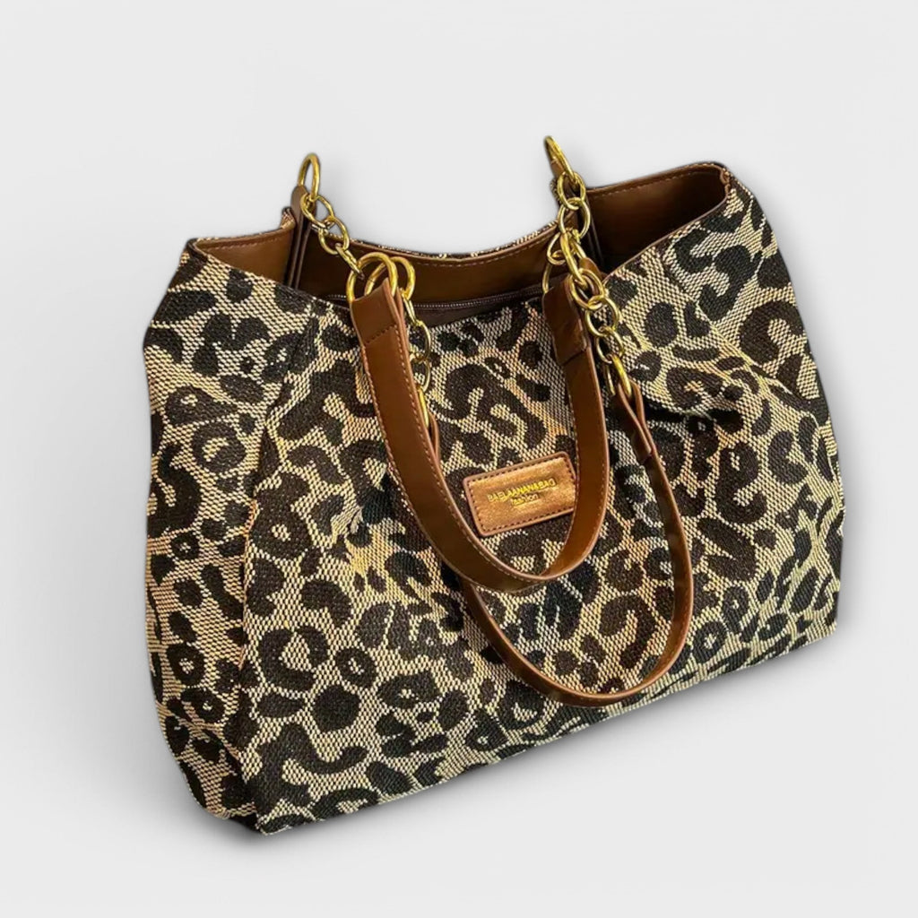 Olivia - Bolso de lona Leopardo