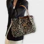 Olivia - Bolso de lona Leopardo