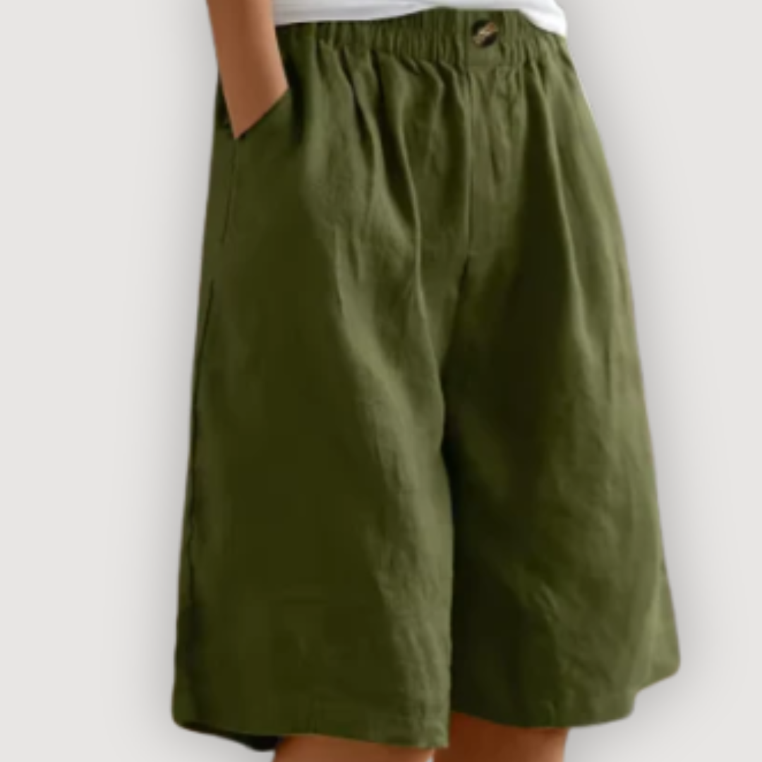 TESSA – RELAXED LINEN SHORTS