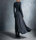 ADRIANA™| MAXI DRESS WITH SIDE KNOT