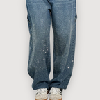 MICHELLE – PANTALONES CARGO CON BRILLO