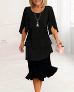 Patricia | Vestido con volantes Elegante Confort