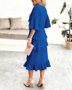 Patricia | Vestido con volantes Elegante Confort