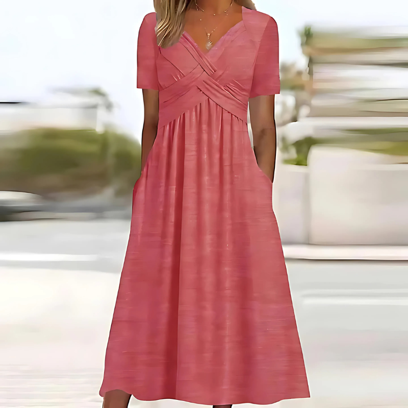 Evelyn | Vestido elegante con cobertura abdominal