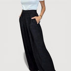 JUVIA – PANTALONES ANCHOS CON BRILLO