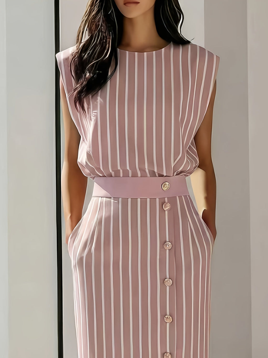 Amailia | Vestido midi con abertura lateral
