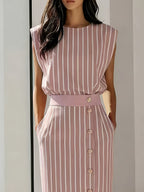 Amailia | Vestido midi con abertura lateral