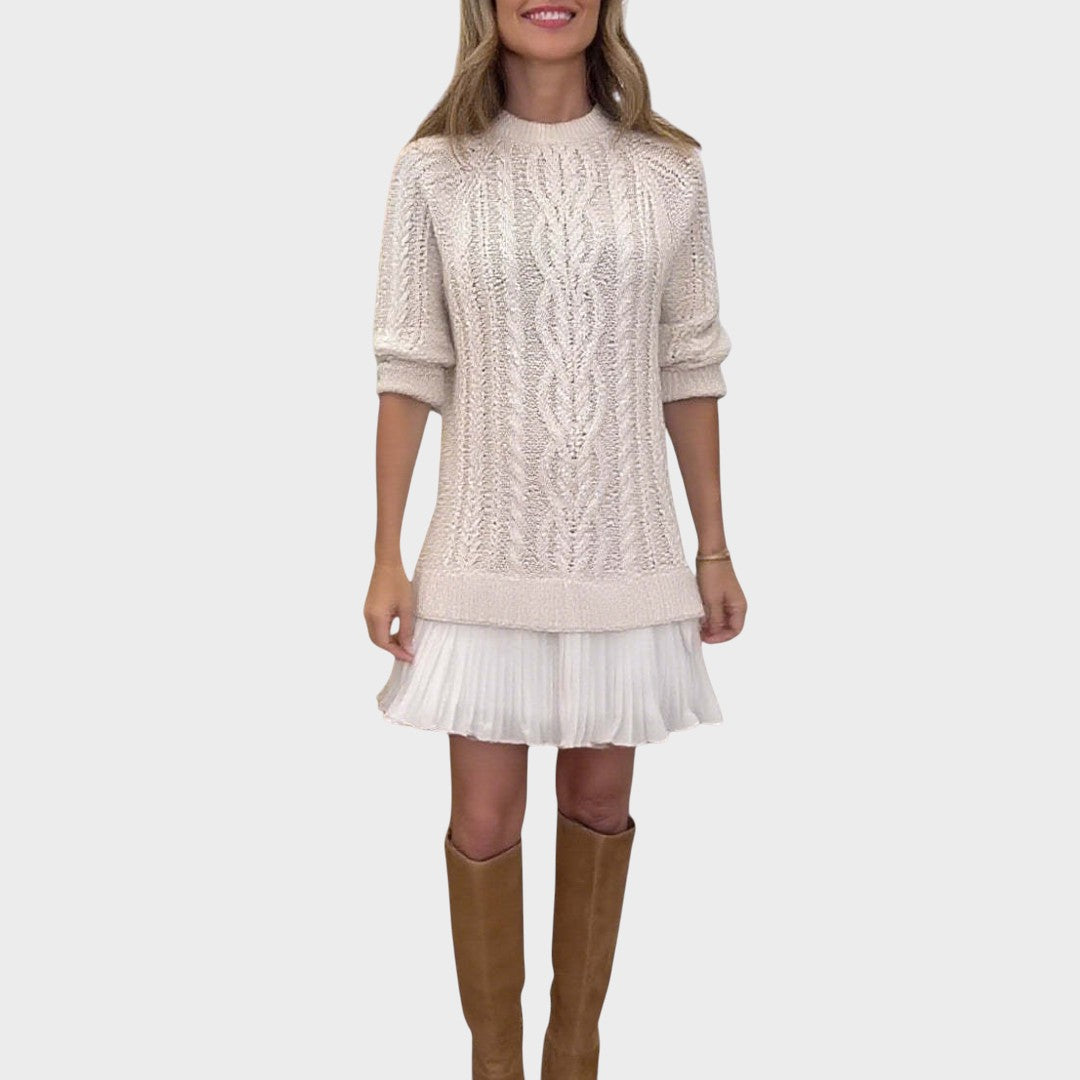 VALERIA™ | VESTIDO DE PUNTO EN TELA