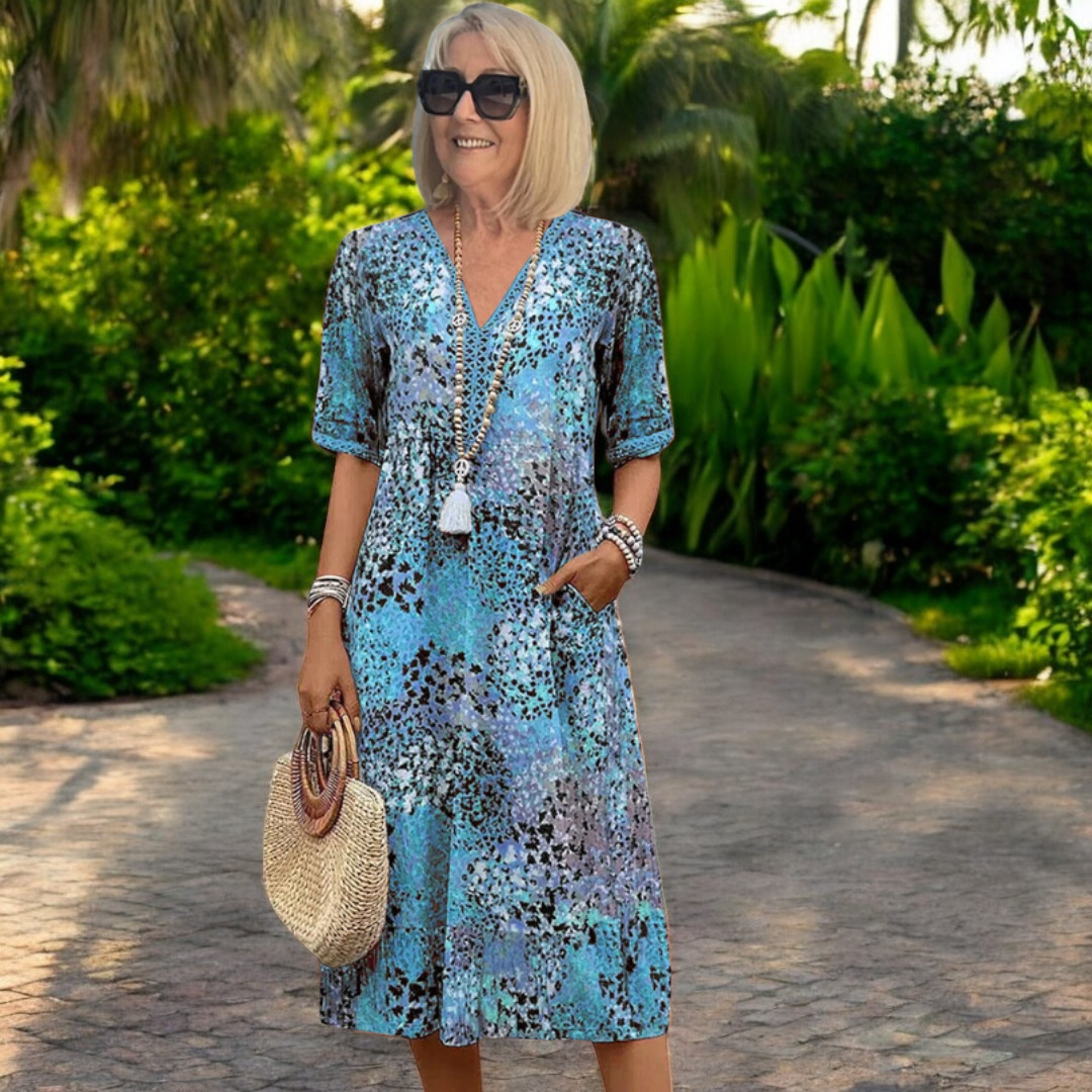 Amelle – Vestido fluido ligero efecto favorecedor