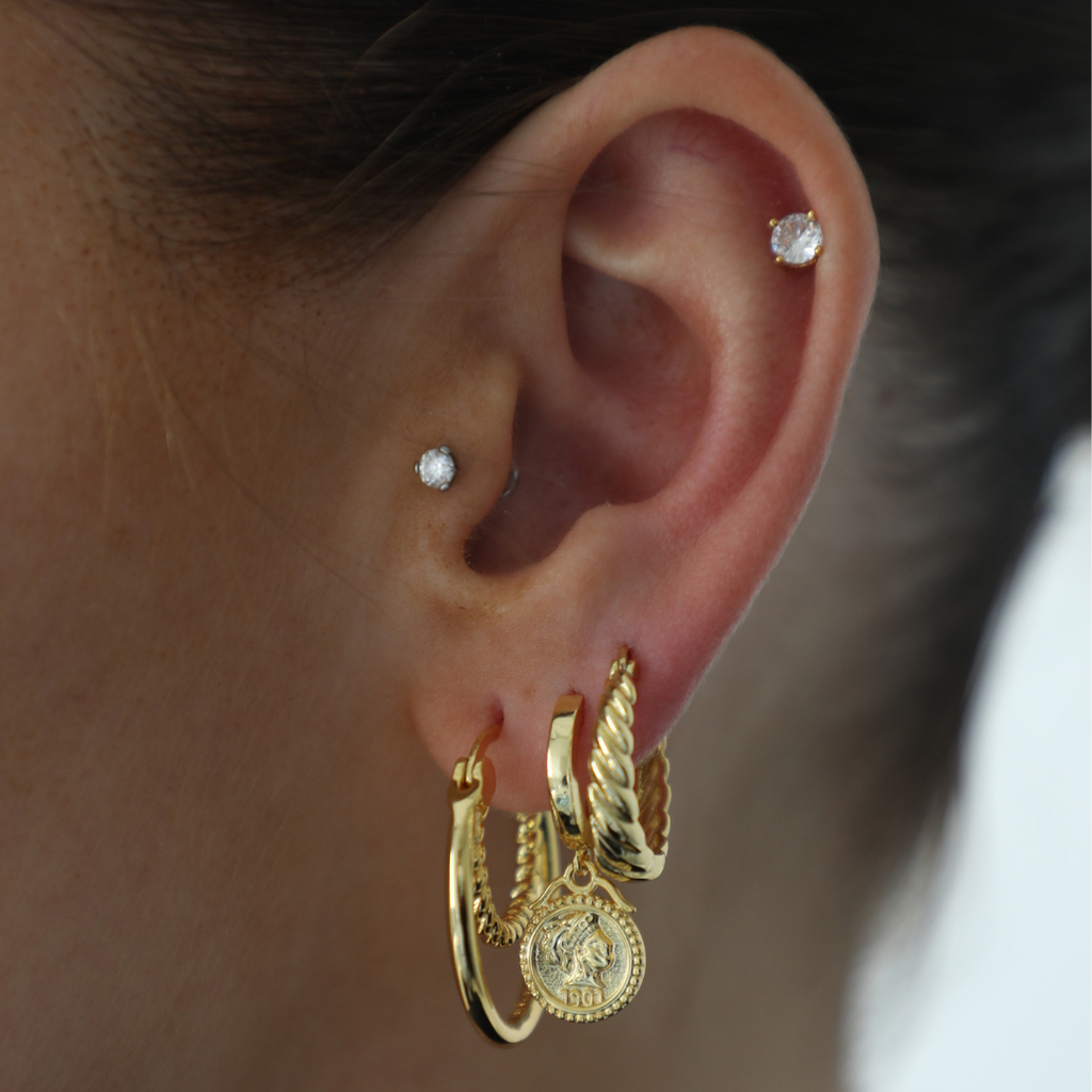 Pendientes en espiral