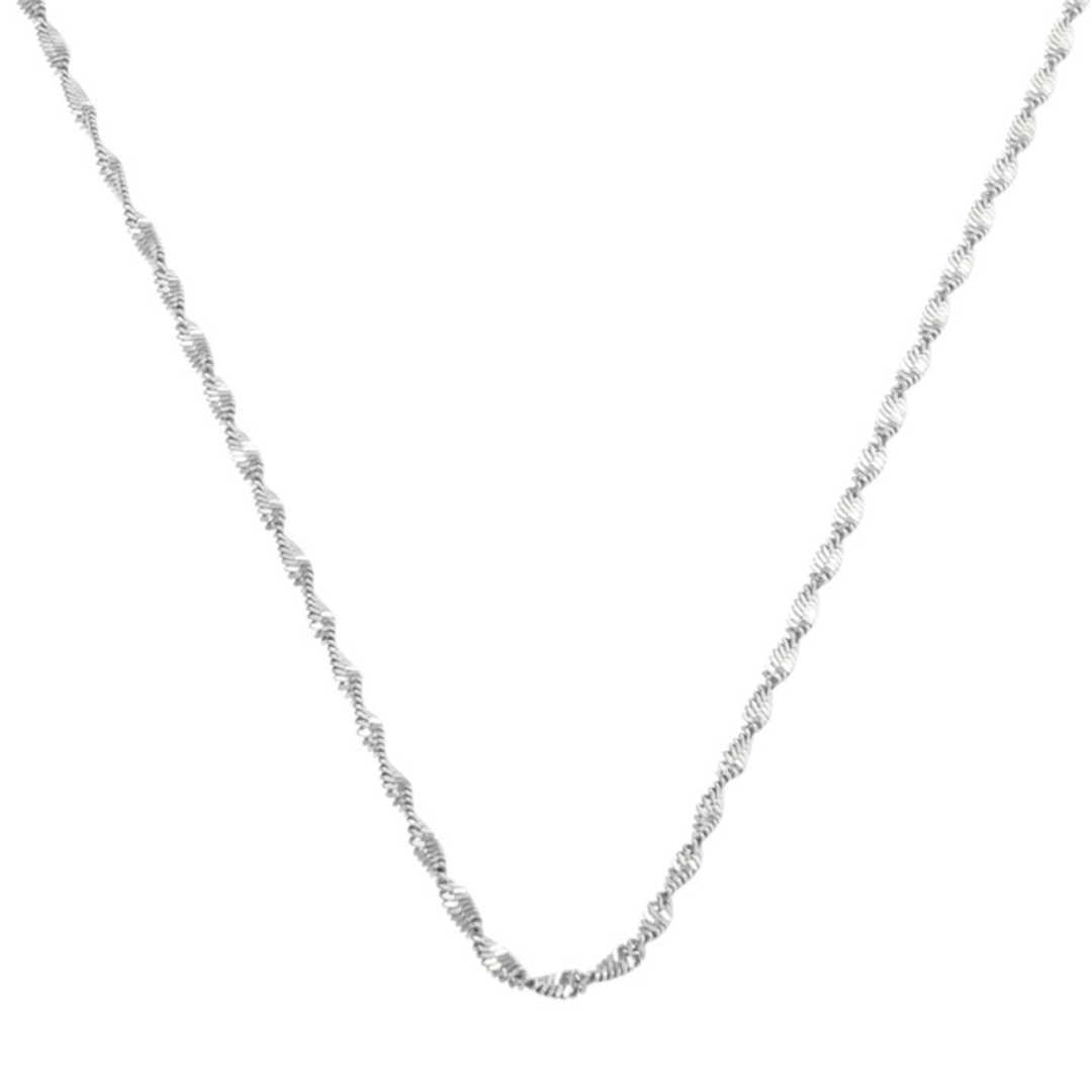 Collar de doble torsión