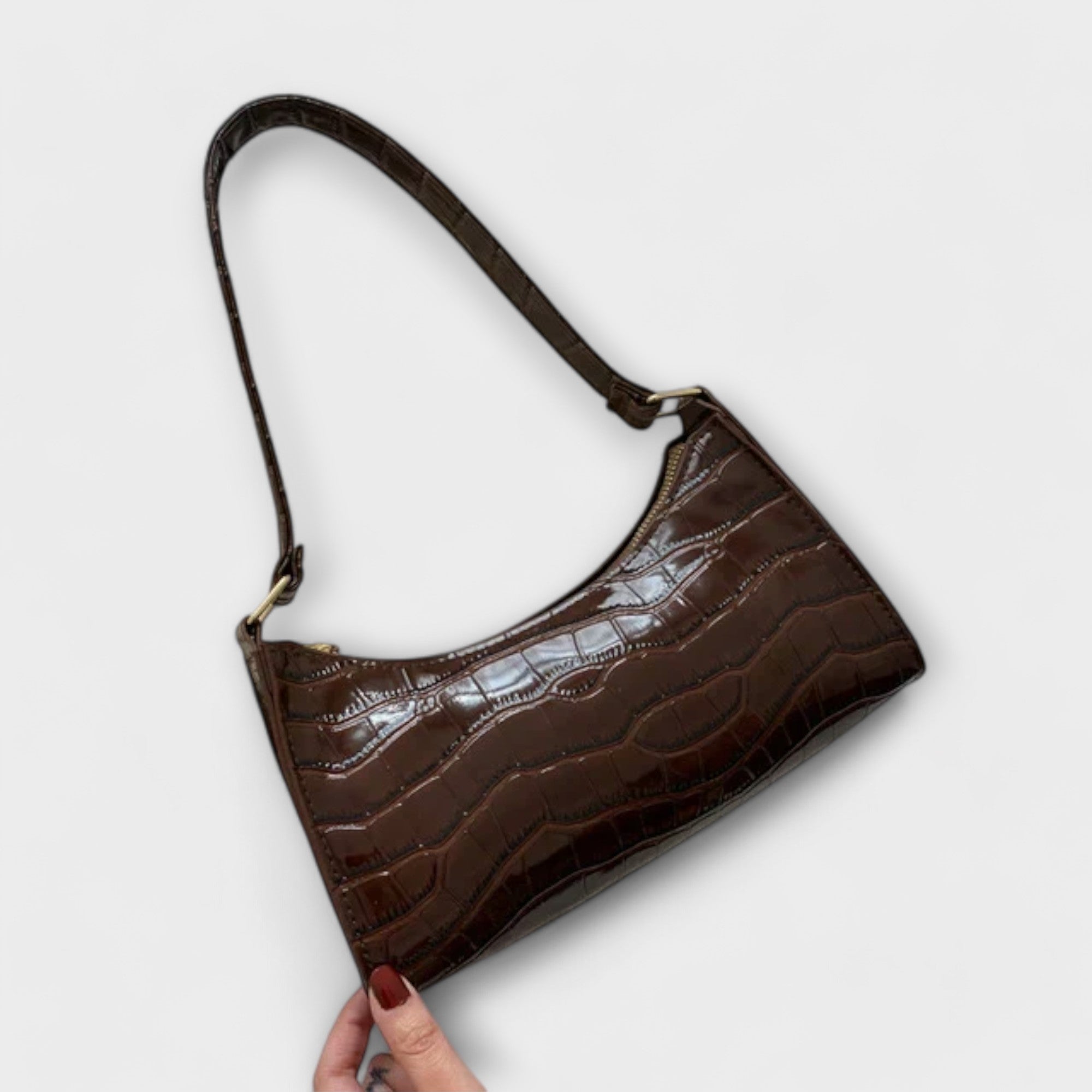 Olivia - Bolso de Piel Brillante