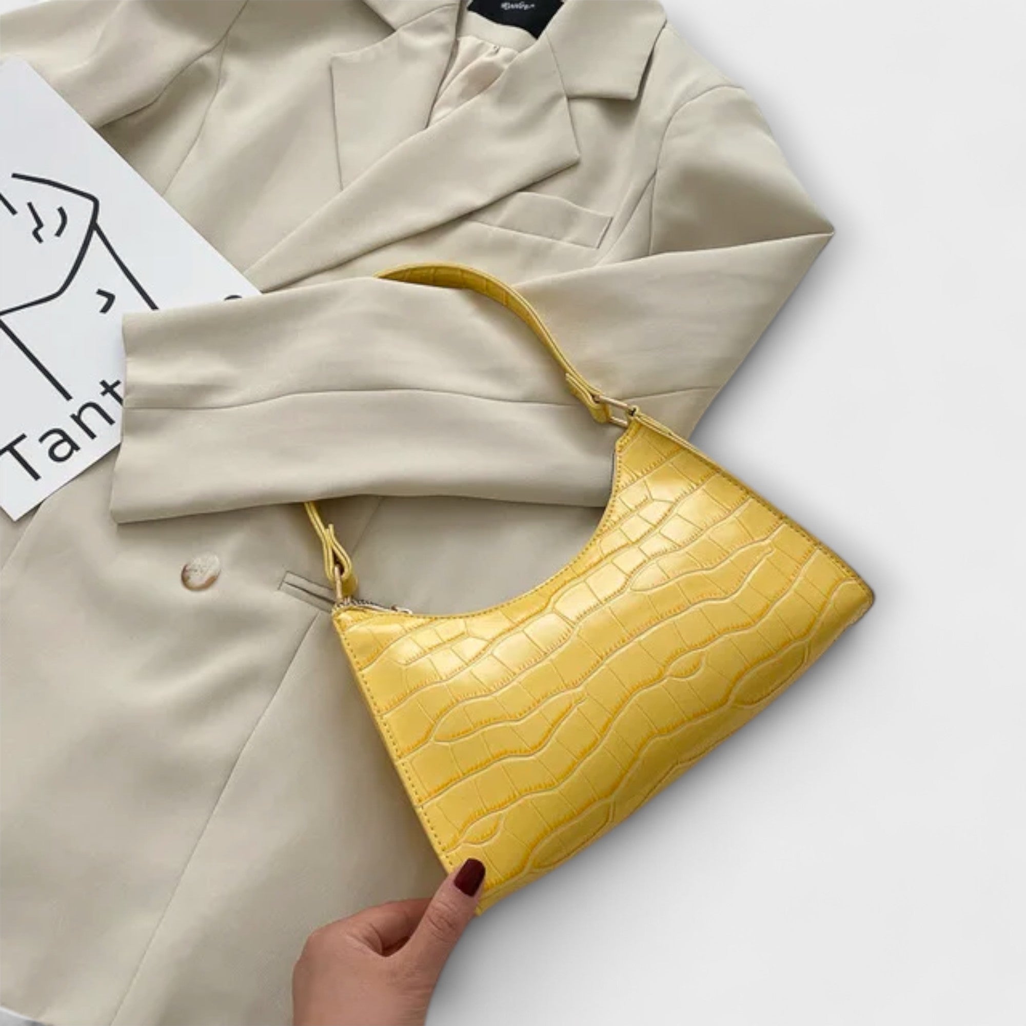 Olivia - Bolso de Piel Brillante