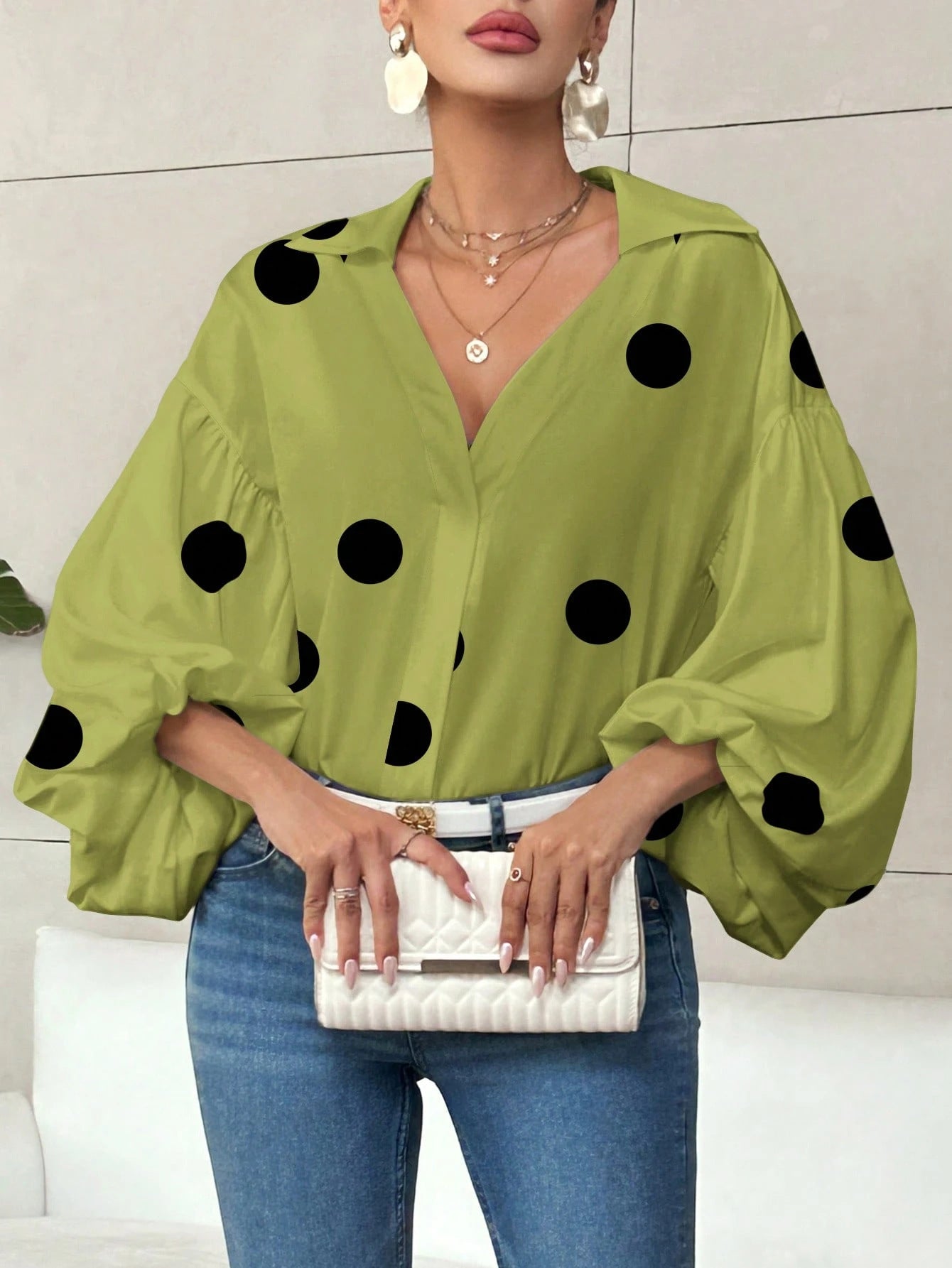 Dolira – Blusa de lunares