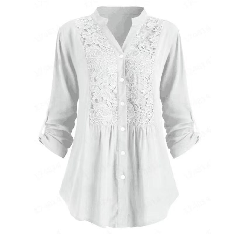 Jolanda – Blusa de manga larga bordada