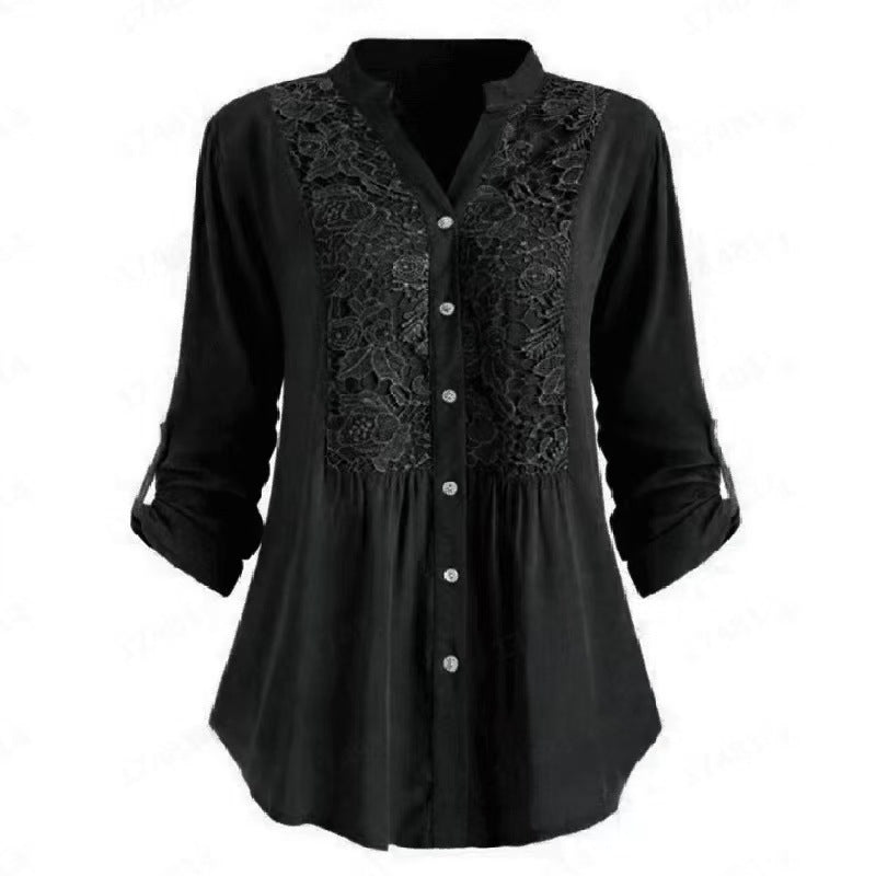 Jolanda – Blusa de manga larga bordada