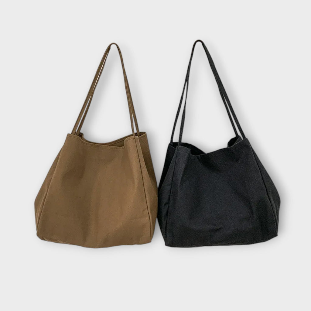 Olivia - Bolsa Shopper Grande de Lona de Alta Calidad