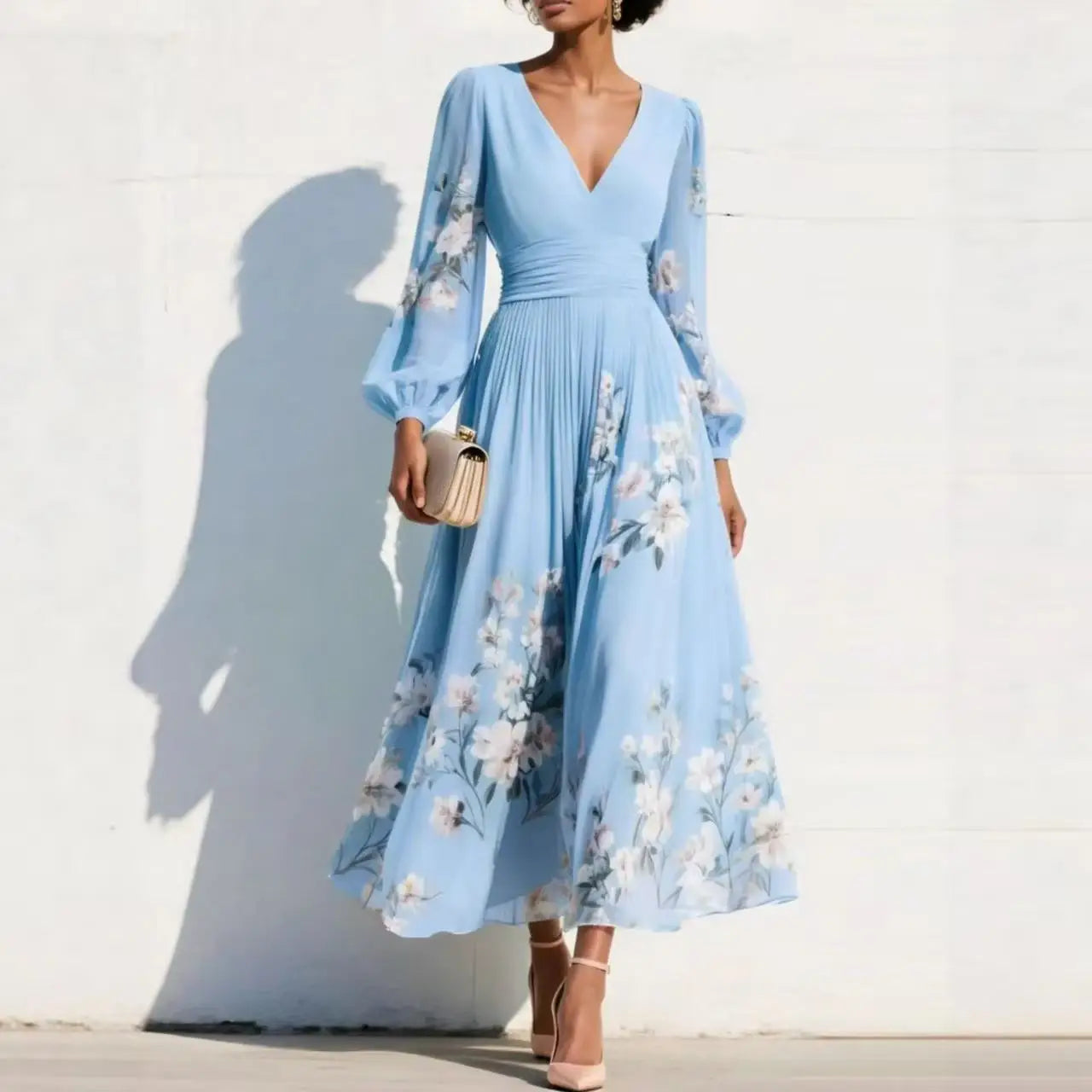 AMELLE| Vestido Floral Elegante