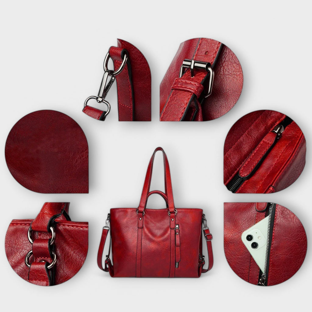 Olivia - Bolso grande de cuero