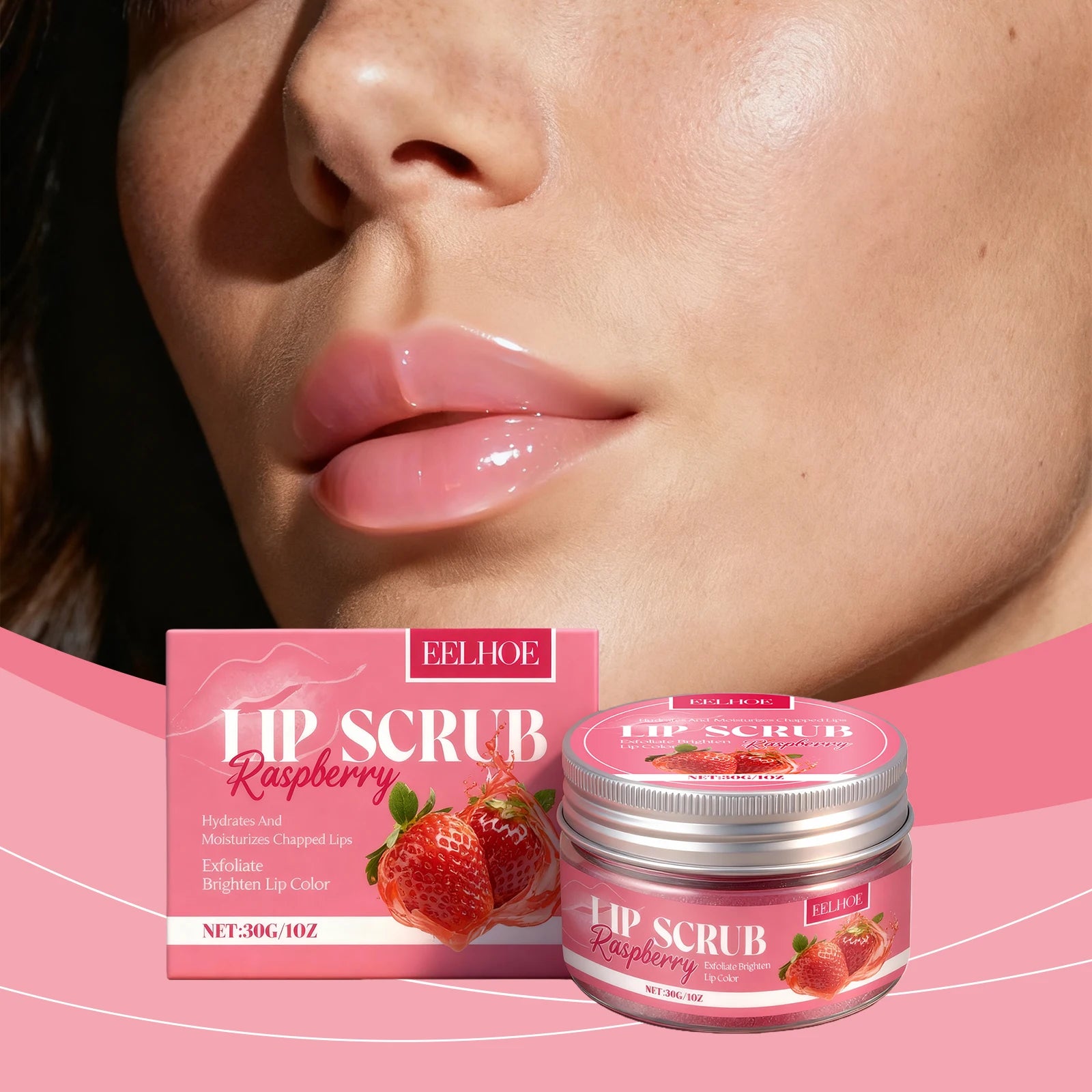 Meloria - Exfoliante labial de fresa