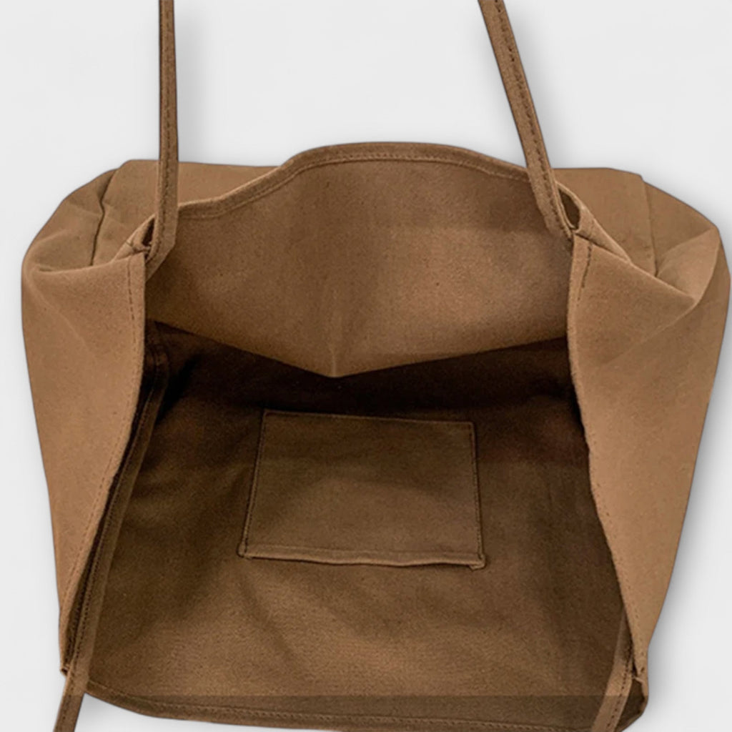 Olivia - Bolsa Shopper Grande de Lona de Alta Calidad