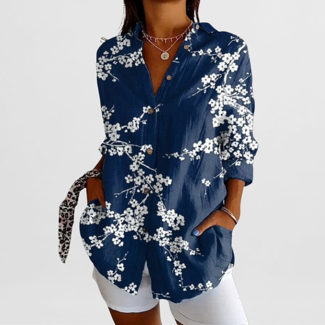 Philine – Relaxed Fit Printed Blouse