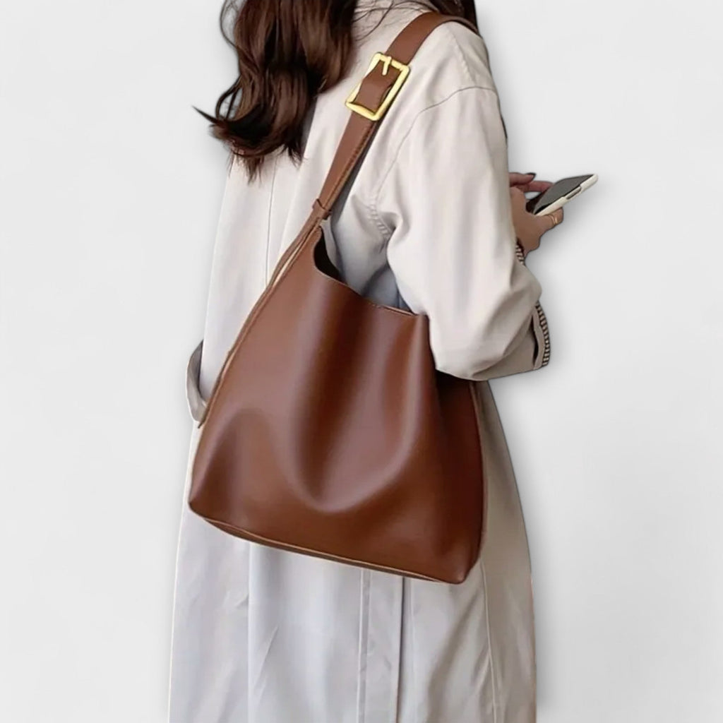 Olivia – Elegante bolso de hombro de cuero