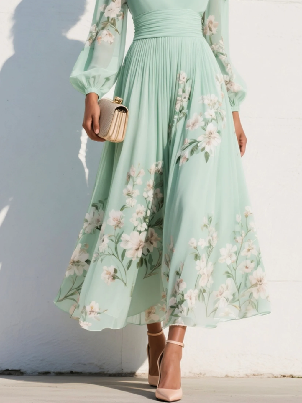 AMELLE| Vestido Floral Elegante