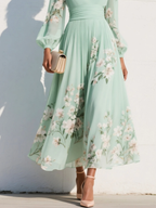 AMELLE| Vestido Floral Elegante