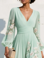 AMELLE| Vestido Floral Elegante