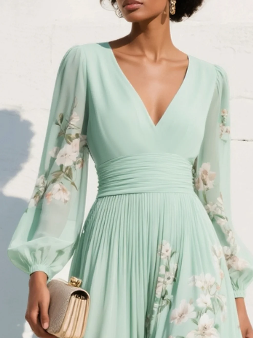AMELLE| Vestido Floral Elegante