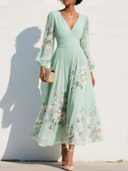 AMELLE| Vestido Floral Elegante