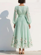 AMELLE| Vestido Floral Elegante