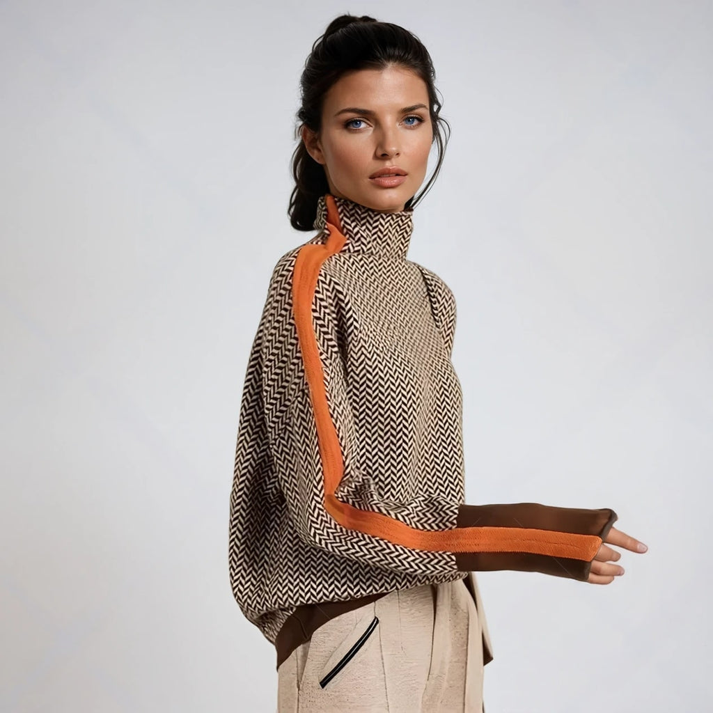 SOFÍA™ | JERSEY DE CUELLO ALTO LUXE