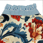 Serenity – Blusa clásica vintage con estampado floral