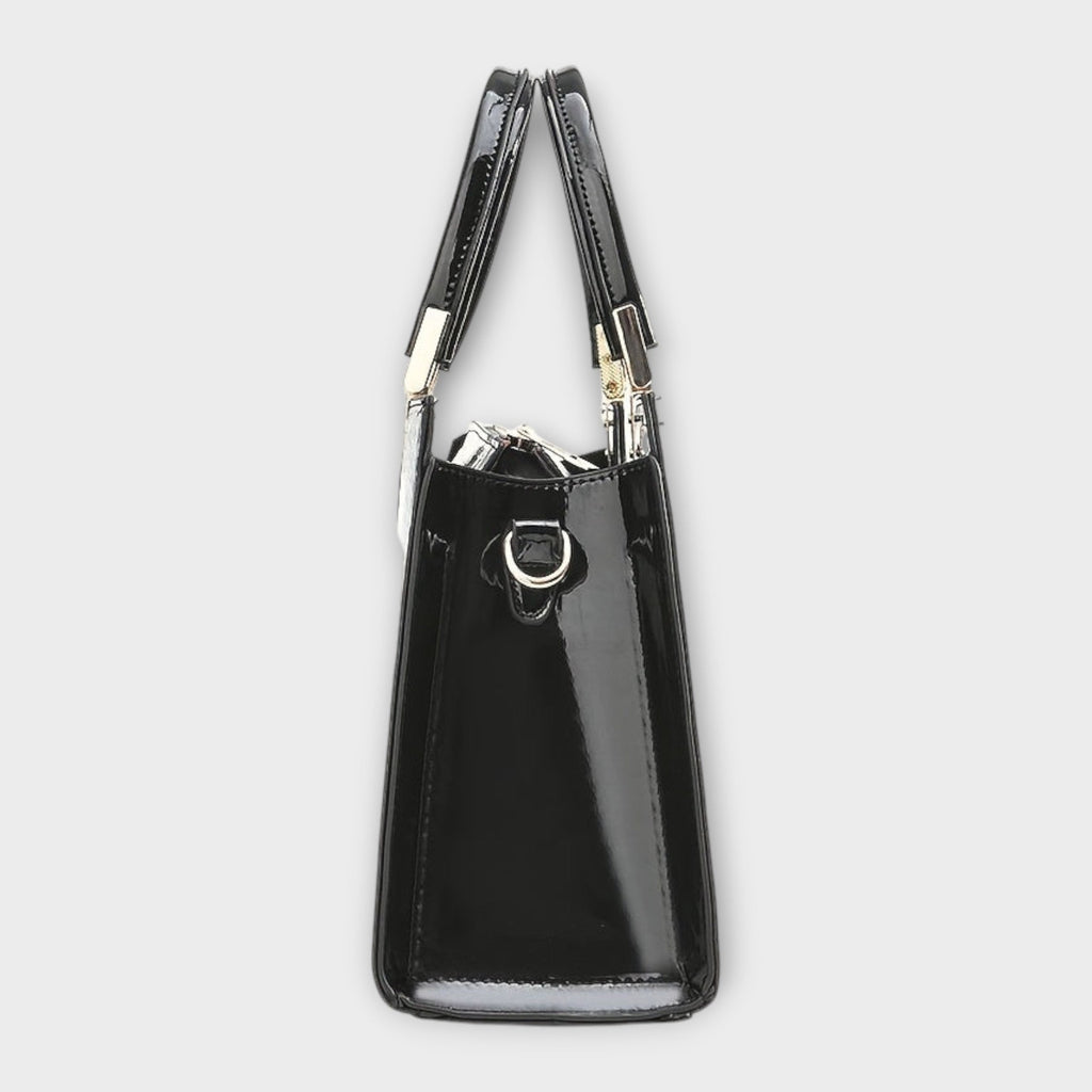 Olivia - Bolso con patrón de cocodrilo brillante