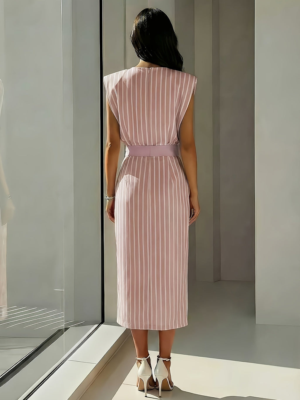 Amailia | Vestido midi con abertura lateral