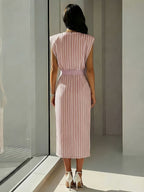 Amailia | Vestido midi con abertura lateral