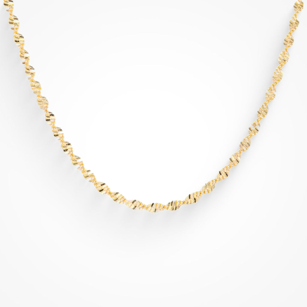 Collar de doble torsión