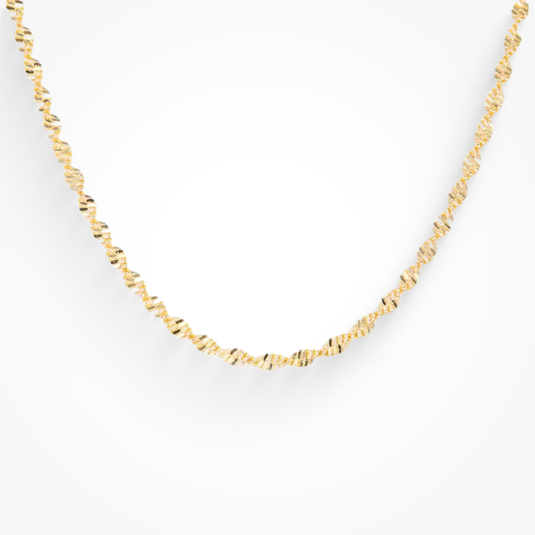 Collar de doble torsión