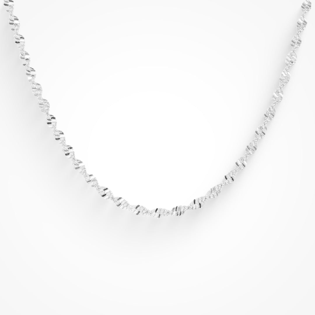 Collar de doble torsión