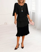 Patricia | Vestido con volantes Elegante Confort