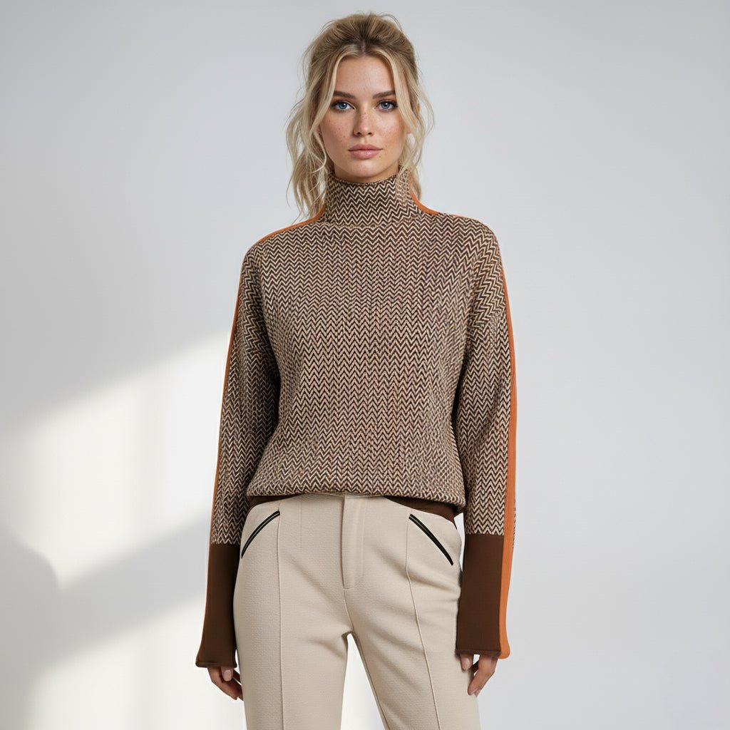 SOFÍA™ | JERSEY DE CUELLO ALTO LUXE