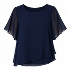 Amelle | Conjunto de Dos Piezas con Top de Capas y Pantalón