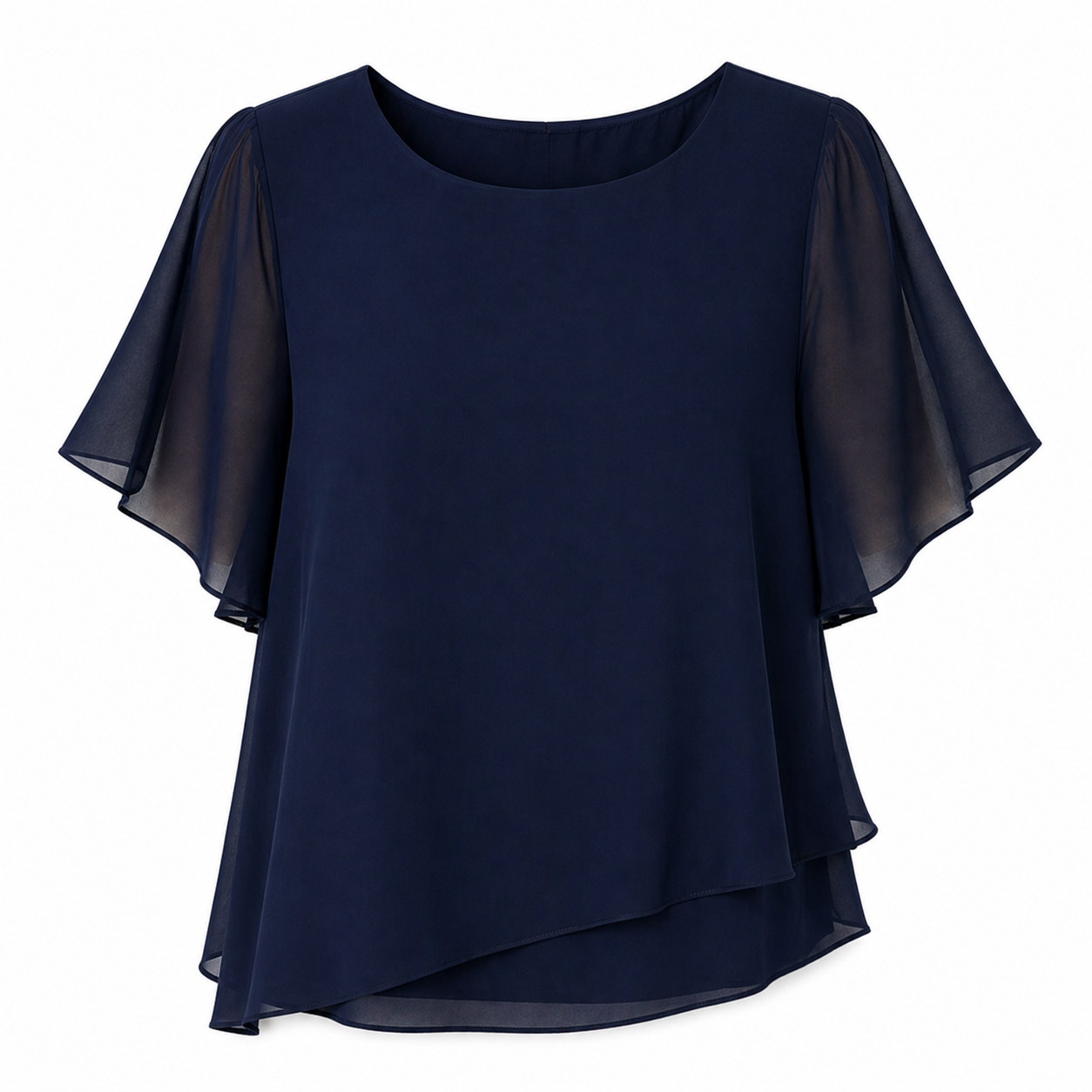 Amelle | Conjunto de Dos Piezas con Top de Capas y Pantalón